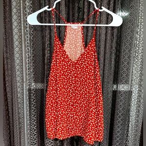 Women’s Burnt Orange Tank Top Large